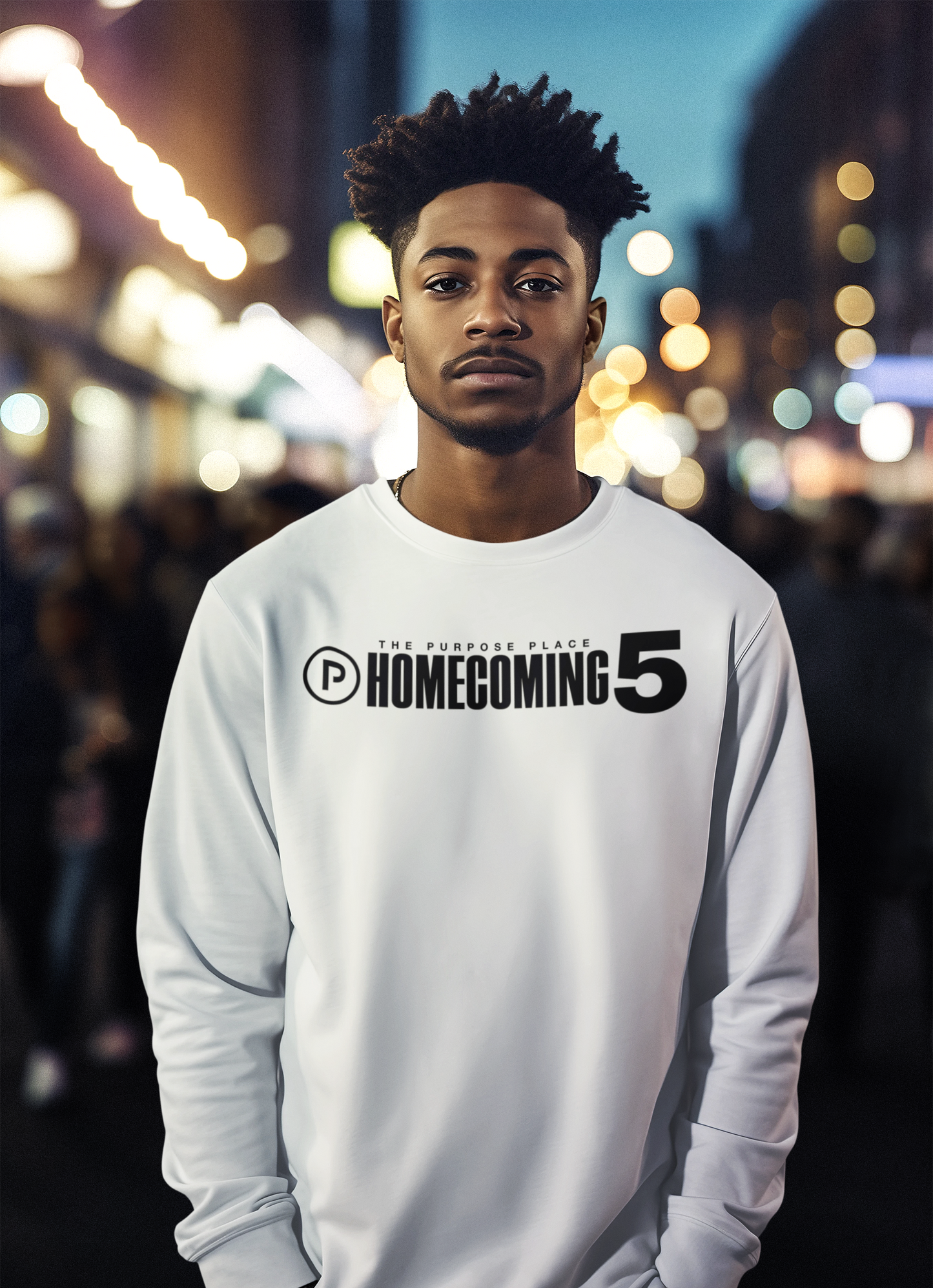 Homecoming 5 "White" Long Sleeve Shirt